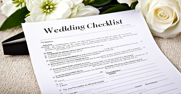 Check list mariage : les essentiels pour un jour parfait